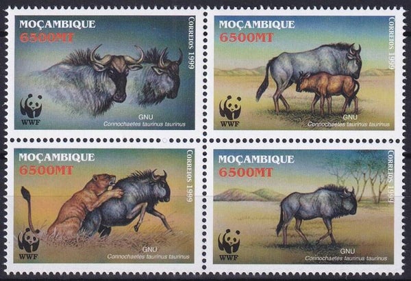 Mozambique - 1999 - WWF - Postfris