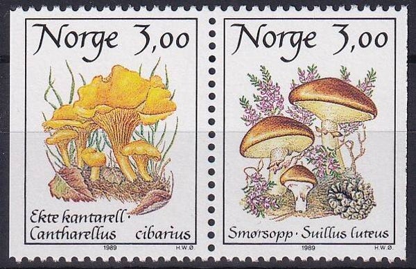 Noorwegen - 1989 - Paddestoelen - Postfris