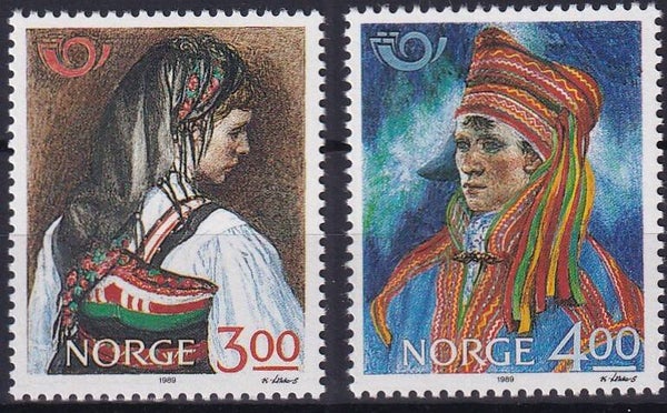 Noorwegen - 1989 - Europese meeloper / Norden - Postfris
