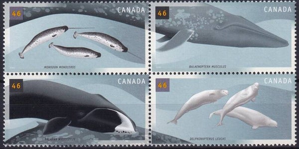Canada - 2000 - Walvissen - Postfris