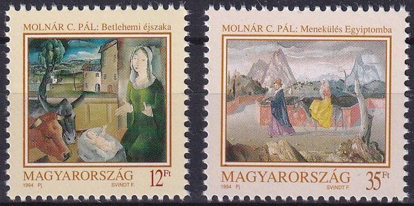 Hongarije - 1994 - Kerst - Postfris
