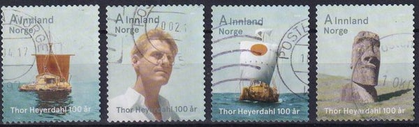 Noorwegen - 2014 - Thor Heryerdahl - Gestempeld