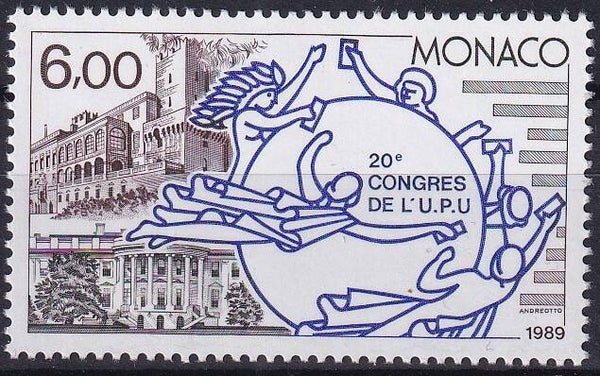 Monaco - 1989 - UPU - Postfris