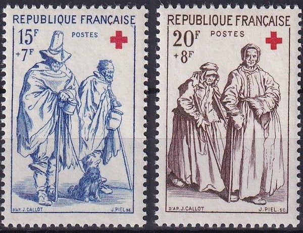 Frankrijk - 1957 - Rode kruis - Postfris