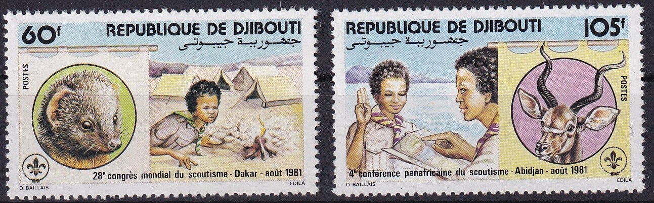 Djibouti - 1981 - Scouting - Postfris