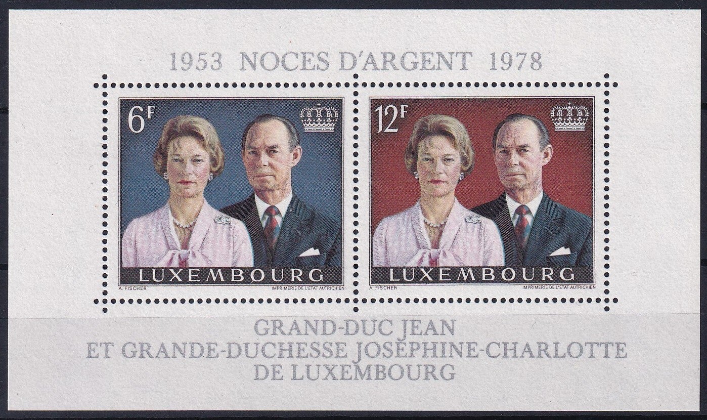 Luxemburg - 1978 - Zilver jubilee - Postfris