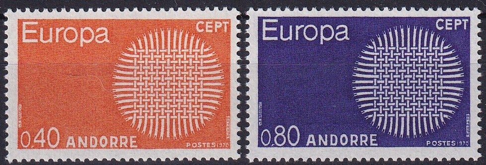 Frans Andorra - 1970 - Europa - Postfris