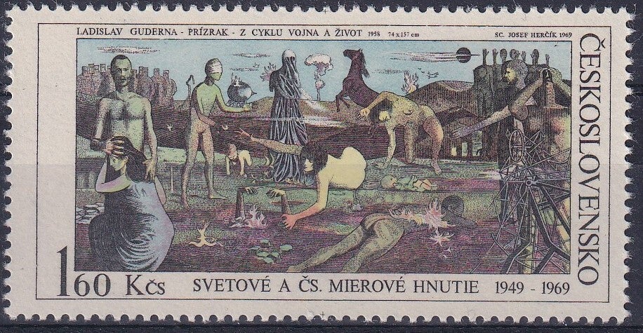 Tsjechoslowakije - 1969 - Vrede - Postfris
