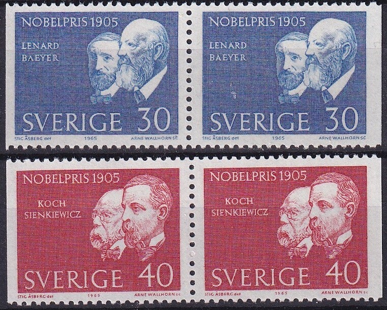 Zweden - 1965 - Nobelprijs - Postfris