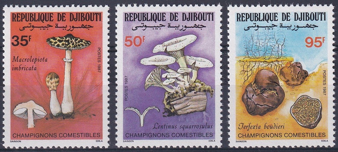Djibouti - 1987 - Paddestoelen - Postfris