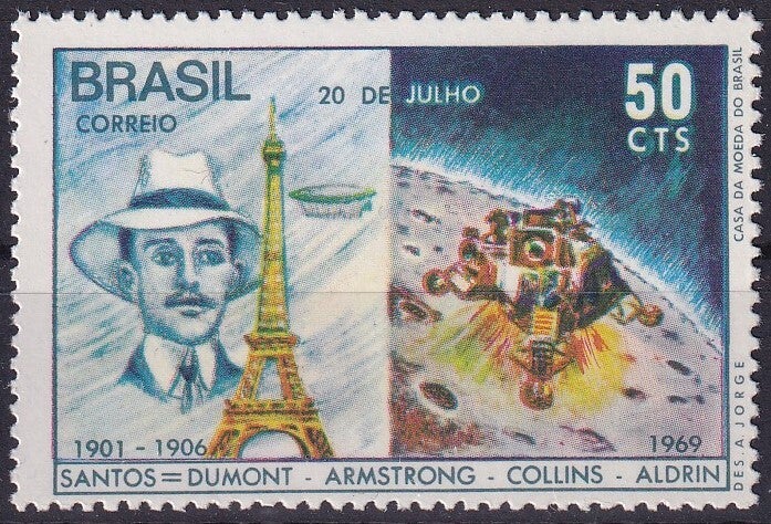 Brazilie - 1969 - Maanlanding - Postfris