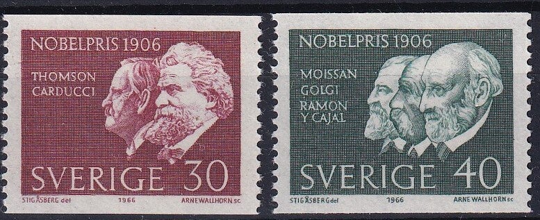 Zweden - 1966 - Nobelprijs - Postfris