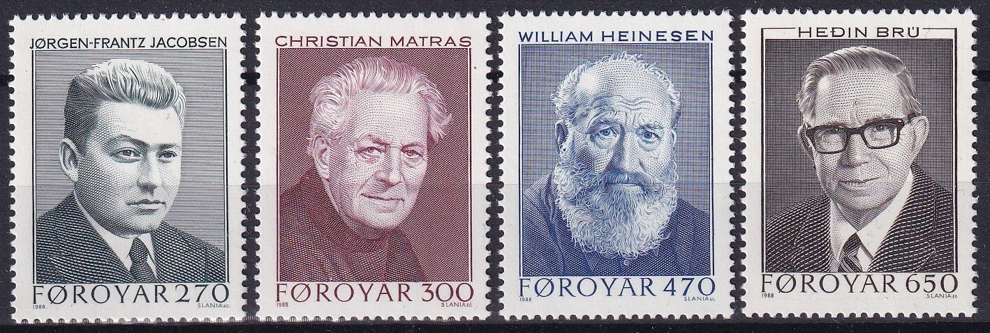 Faroer - 1988 - Schrijvers - Postfris