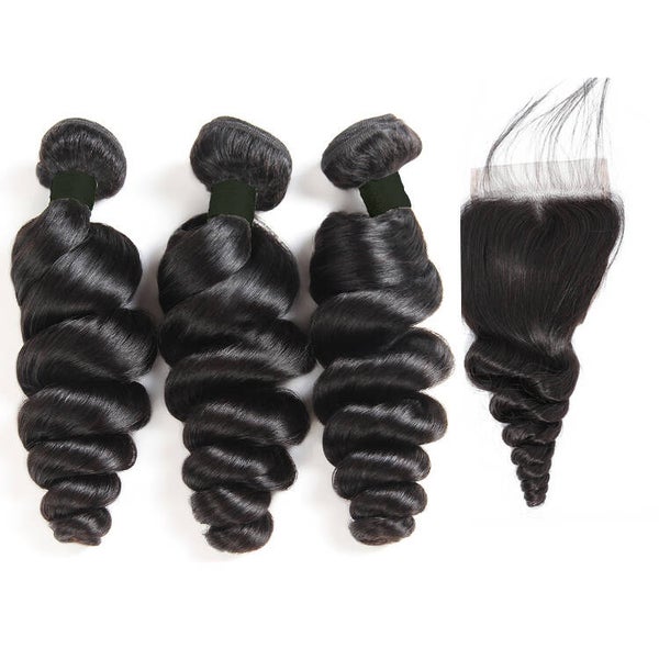 Loose wave lace closure&frontal hair extensions