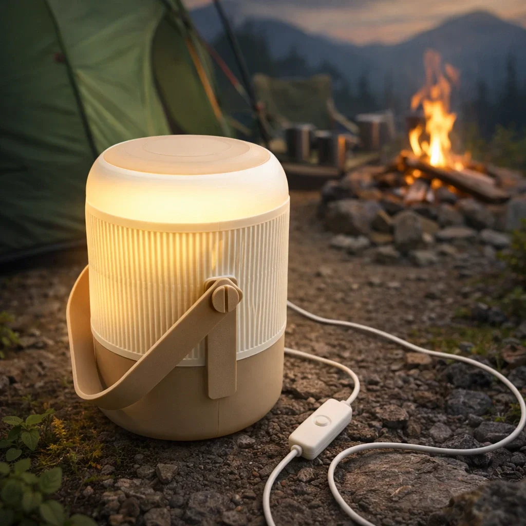 Campinglampe (USB-betrieben,ideal für Outdoor, Vanlife und Notfälle)