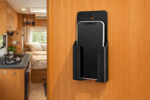 Handyhalterung Wohnmobil | Wohnwagen | Smartphone Wandhalterung Camper