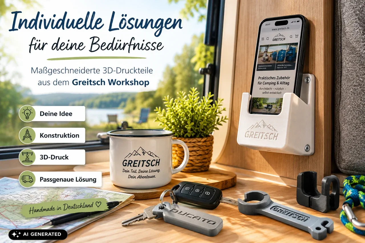 Individuell gefertigte Lösung im Wohnmobil und Campingalltag