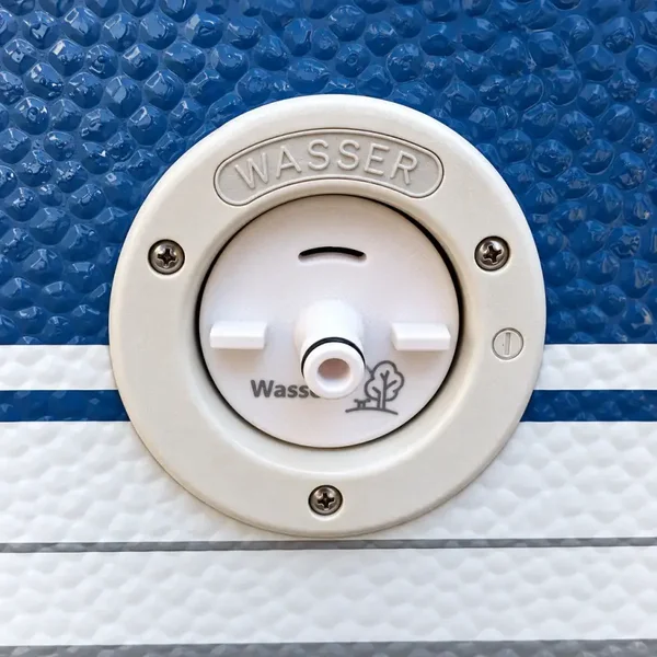 Wasseranschluss Wohnmobil & Wohnwagen | Wassertank Adapter mit Schlauchanschluss | 3-Pin Tankdeckel | Camping Zubehör