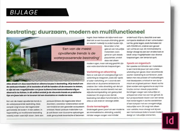 Huis & Tuin 2025 | Bestrating duurzaam modern en multifunctioneel