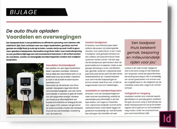 Huis & Tuin 2025 | De auto thuis opladen