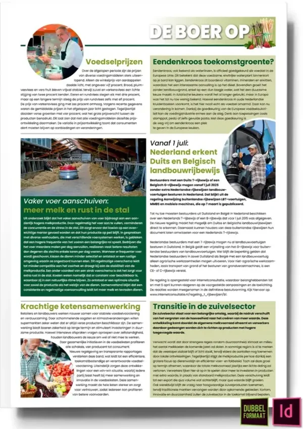 De Boer op 2025 | Hele pagina met 6 items