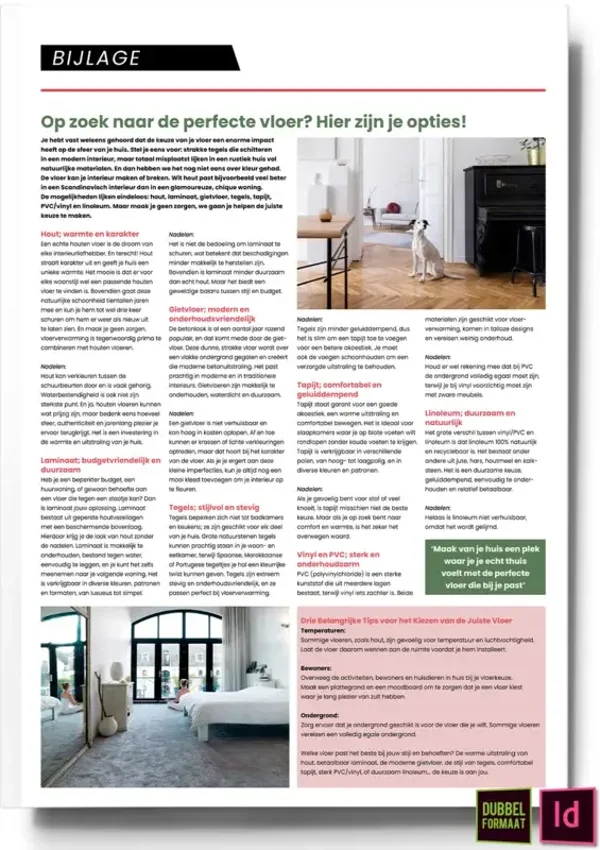 Huis & Tuin 2025 | Op zoek naar de perfecte vloer