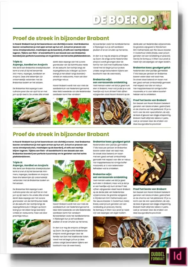De Boer op 2025 | Proef de streek in bijzonder Brabant in 2 versies