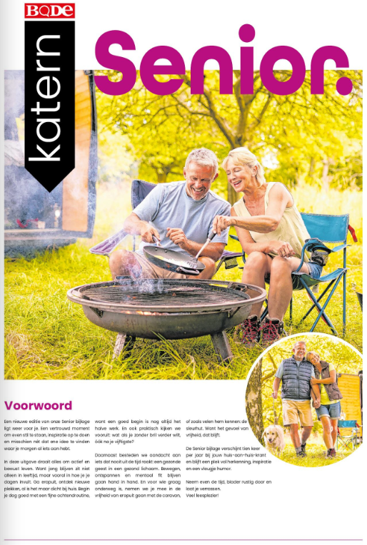 senior fiets en wandel
