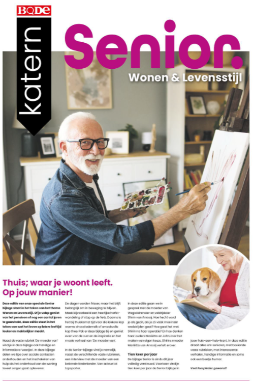 senior fiets en wandel