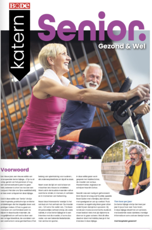 senior fiets en wandel