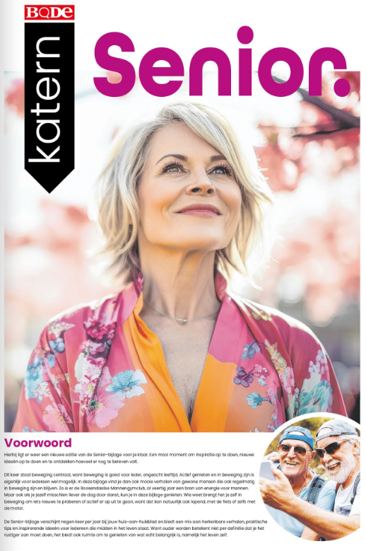 senior fiets en wandel