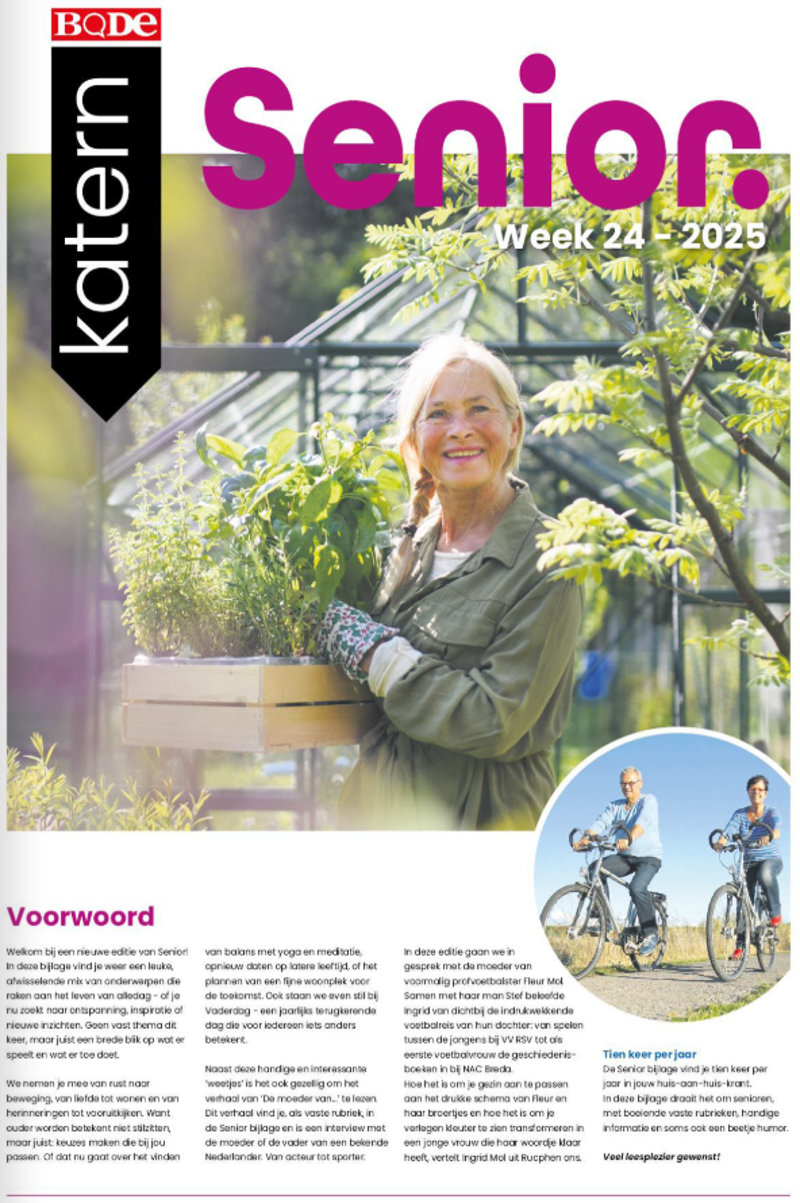 senior fiets en wandel