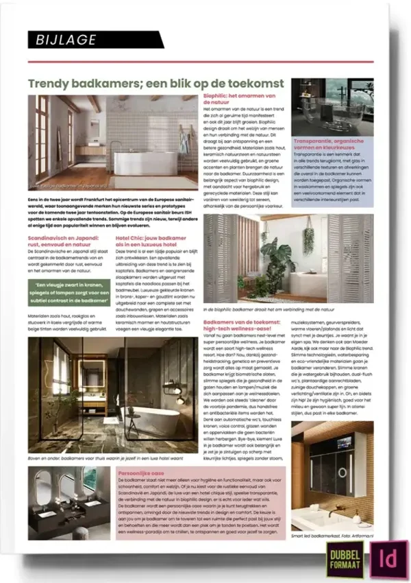 Huis & Tuin 2025 | Trendy badkamers een blik op de toekomst
