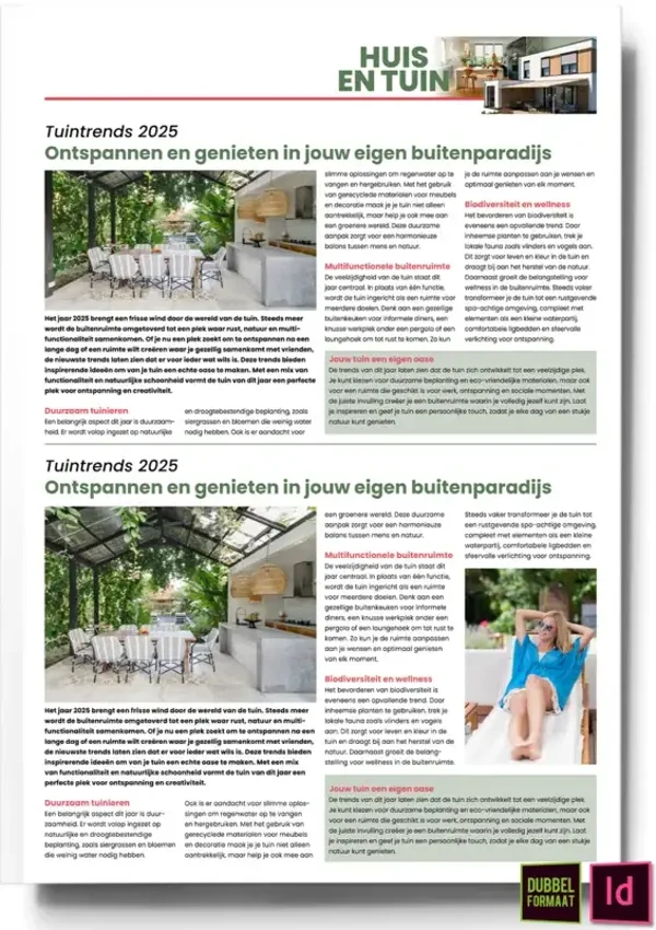 Huis & Tuin 2025 | Tuintrends 2025 in 2 versies