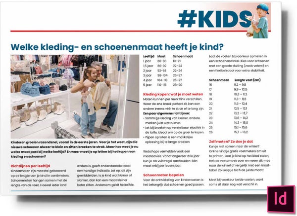 Kids 2025 I Welke kleding en schoenmaat heeft je kind