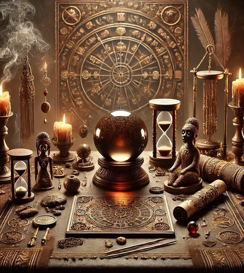 Voodoo-beelden. Diverse diensten tegen kwaad en herstel van de geliefde.