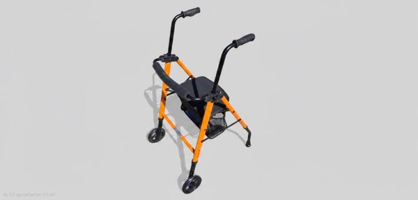 Mobiclinic Rollator Gehwagen orange #009