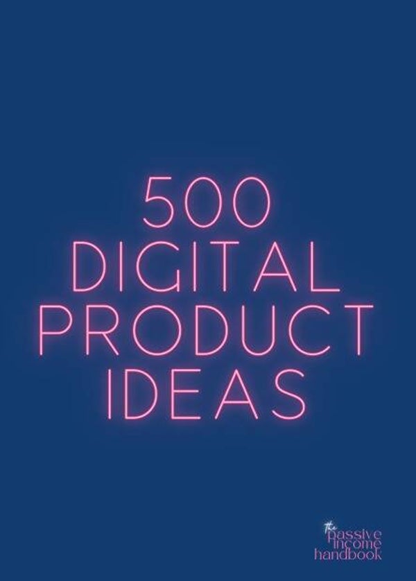 500 Digital Business Ideas