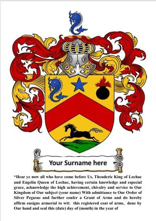 Your Own Coat of Arms (Red)