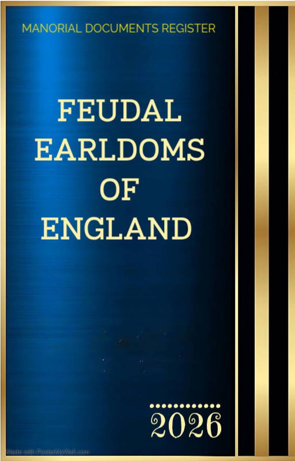 Feudal Earldoms of England