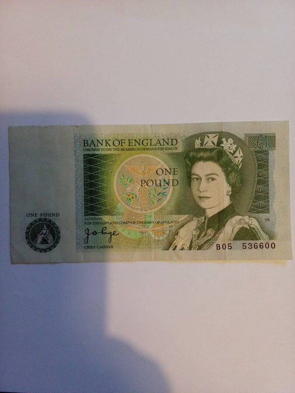 £1 Bank Note Jo Page