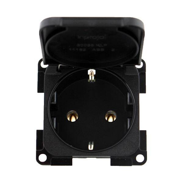 Presto Contactdoos 230V Inbouw S-30.000  Zwart