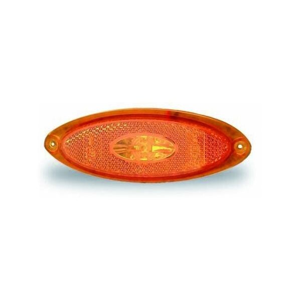 Jokon Zijmarkering LED SMLR2010 Ovaal Opbouw Oranje-Oranje Frame