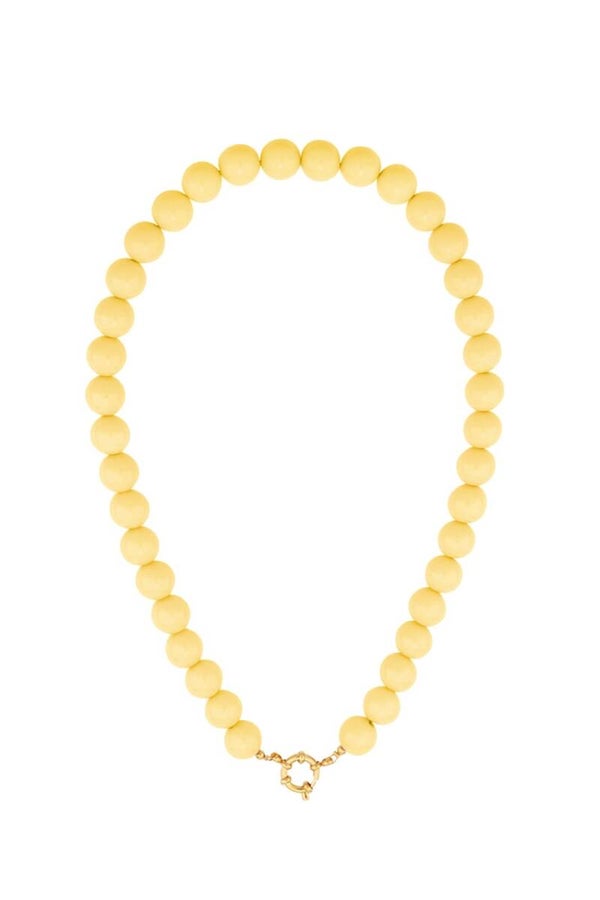 Kralenketting - yellow