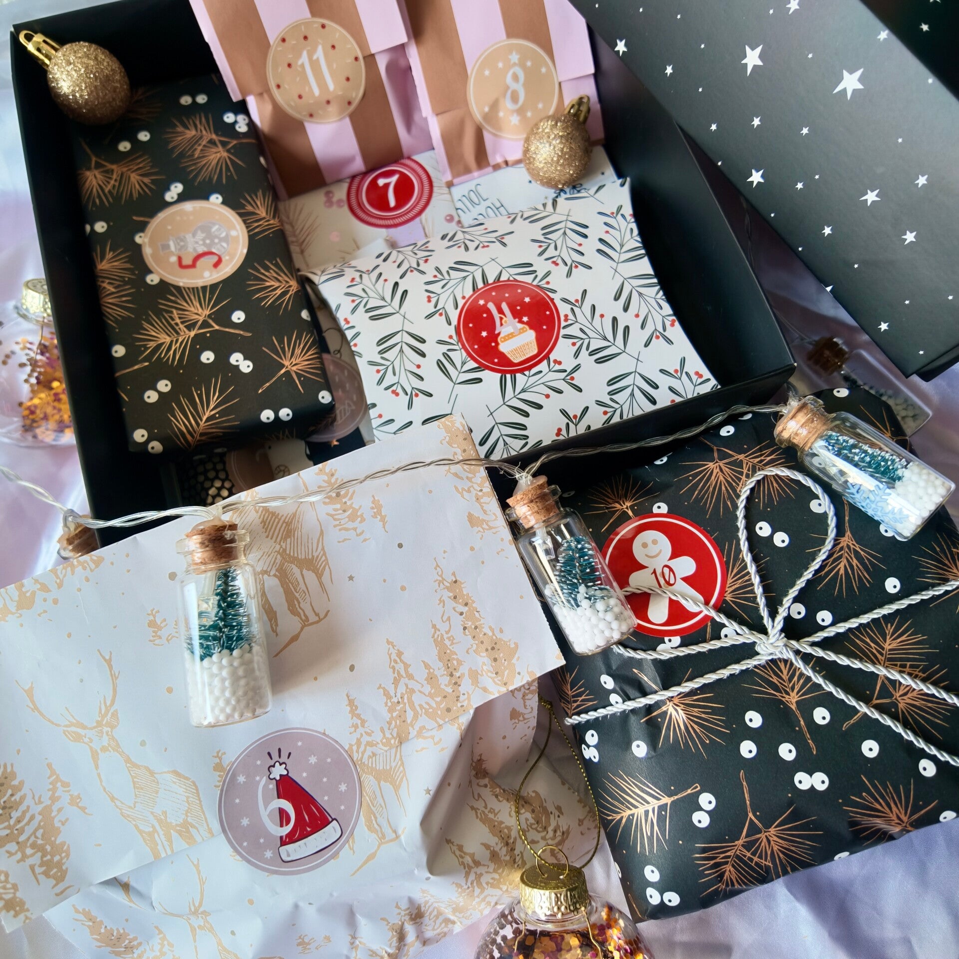Gepersonaliseerde adventsbox kerst - 12 dagen