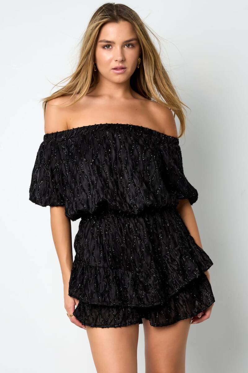 Monaco playsuit - black