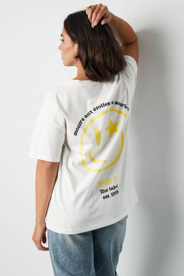 Smile shirt - white