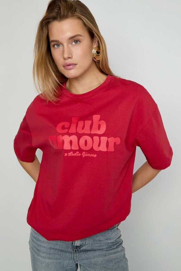 Club amour shirt - red