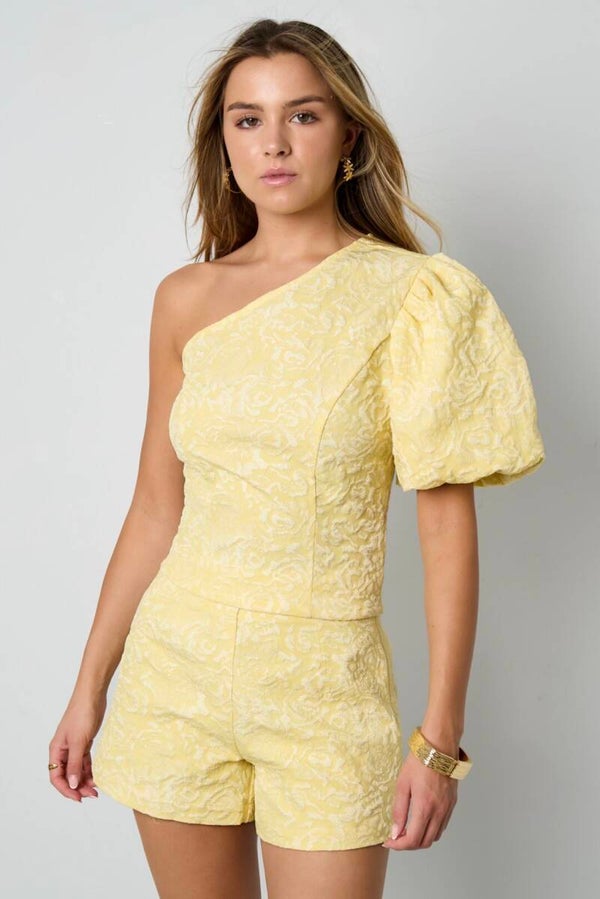 Flower top - yellow