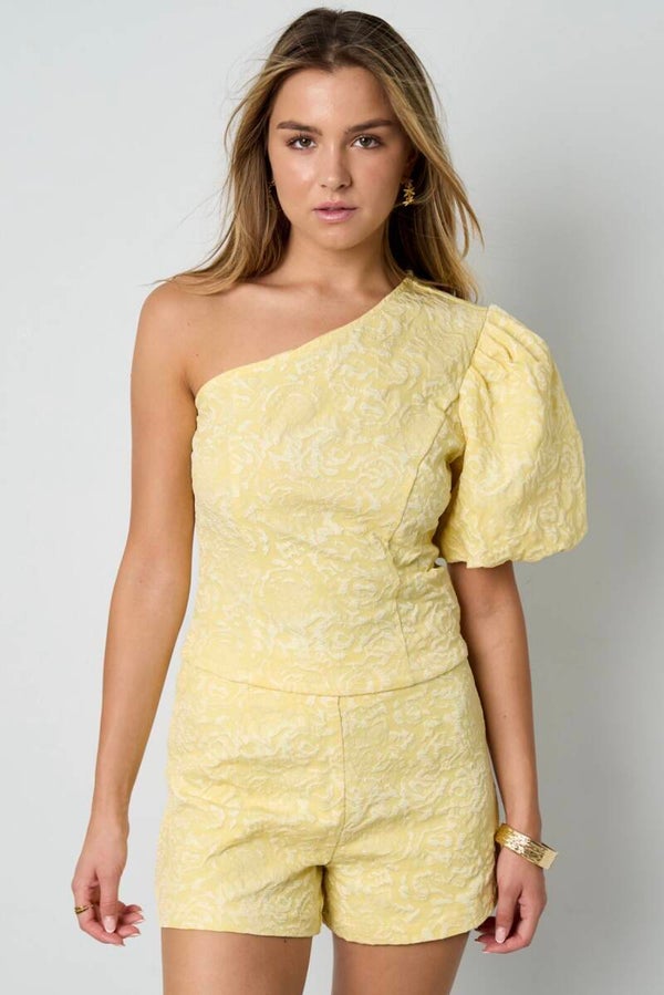 Flower short - yellow